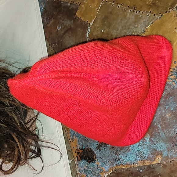 Marine Core. Semper Fi. "Always faithful". Beanie. Like-new. Championship Red. - Picture 7 of 9